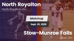 Matchup: North Royalton vs. Stow-Munroe Falls  2020