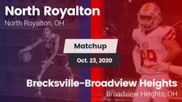 Matchup: North Royalton vs. Brecksville-Broadview Heights  2020