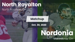 Matchup: North Royalton vs. Nordonia  2020