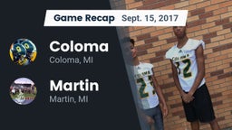Recap: Coloma  vs. Martin  2017