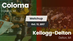 Matchup: Coloma vs. Kellogg-Delton  2017