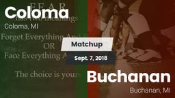 Matchup: Coloma vs. Buchanan  2018