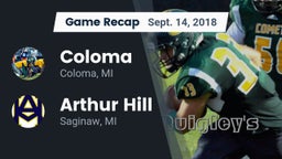 Recap: Coloma  vs. Arthur Hill  2018