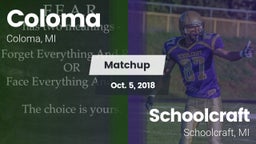 Matchup: Coloma vs. Schoolcraft 2018