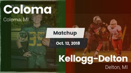 Matchup: Coloma vs. Kellogg-Delton  2018