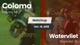 Matchup: Coloma vs. Watervliet  2018