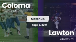 Matchup: Coloma vs. Lawton  2019