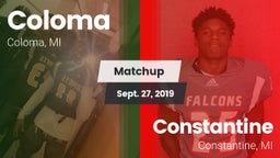 Matchup: Coloma vs. Constantine  2019