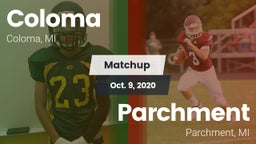 Matchup: Coloma vs. Parchment  2020