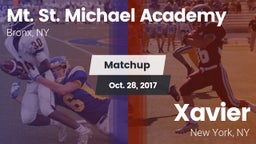 Matchup: Mt. St. Michael Acad vs. Xavier  2017