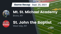 Recap: Mt. St. Michael Academy  vs. St. John the Baptist  2021