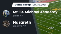 Recap: Mt. St. Michael Academy  vs. Nazareth  2021
