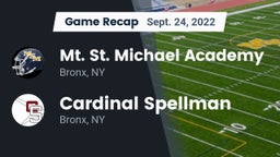 Recap: Mt. St. Michael Academy  vs. Cardinal Spellman  2022