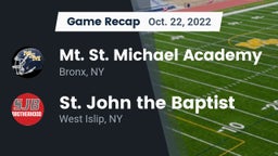Recap: Mt. St. Michael Academy  vs. St. John the Baptist  2022