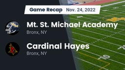 Recap: Mt. St. Michael Academy  vs. Cardinal Hayes  2022
