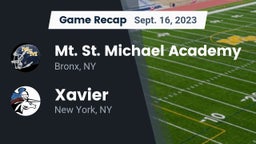 Recap: Mt. St. Michael Academy  vs. Xavier  2023