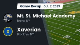 Recap: Mt. St. Michael Academy  vs. Xaverian  2023