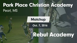 Matchup: Park Place Christian vs. Rebul Academy 2016