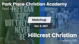 Matchup: Park Place Christian vs. Hillcrest Christian  2017