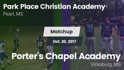 Matchup: Park Place Christian vs. Porter's Chapel Academy  2017
