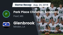 Recap: Park Place Christian Academy  vs. Glenbrook  2018