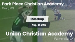 Matchup: Park Place Christian vs. Union Christian Academy 2018