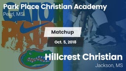 Matchup: Park Place Christian vs. Hillcrest Christian  2018