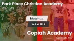 Matchup: Park Place Christian vs. Copiah Academy  2019