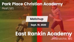 Matchup: Park Place Christian vs. East Rankin Academy  2020