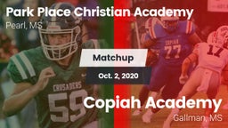 Matchup: Park Place Christian vs. Copiah Academy  2020