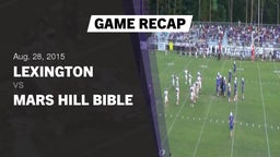 Recap: Lexington  vs. Mars Hill Bible  2015