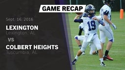Recap: Lexington  vs. Colbert Heights  2016