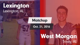 Matchup: Lexington vs. West Morgan  2016