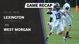 Recap: Lexington  vs. West Morgan  2016