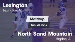 Matchup: Lexington vs. North Sand Mountain  2016