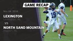 Recap: Lexington  vs. North Sand Mountain  2016
