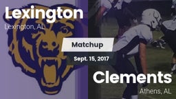 Matchup: Lexington High vs. Clements  2017