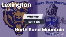 Matchup: Lexington High vs. North Sand Mountain  2017