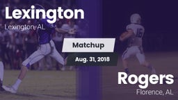 Matchup: Lexington High vs. Rogers  2018