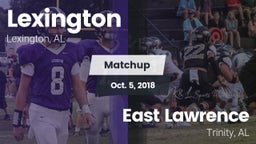 Matchup: Lexington High vs. East Lawrence  2018
