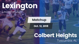 Matchup: Lexington High vs. Colbert Heights  2018