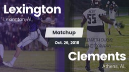 Matchup: Lexington High vs. Clements  2018