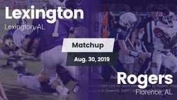 Matchup: Lexington High vs. Rogers  2019