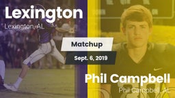 Matchup: Lexington High vs. Phil Campbell  2019