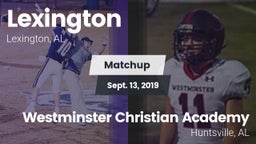 Matchup: Lexington High vs. Westminster Christian Academy 2019