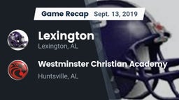Recap: Lexington  vs. Westminster Christian Academy 2019