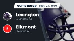 Recap: Lexington  vs. Elkmont  2019
