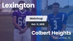 Matchup: Lexington High vs. Colbert Heights  2019
