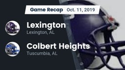 Recap: Lexington  vs. Colbert Heights  2019