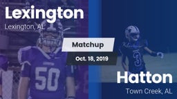 Matchup: Lexington High vs. Hatton  2019